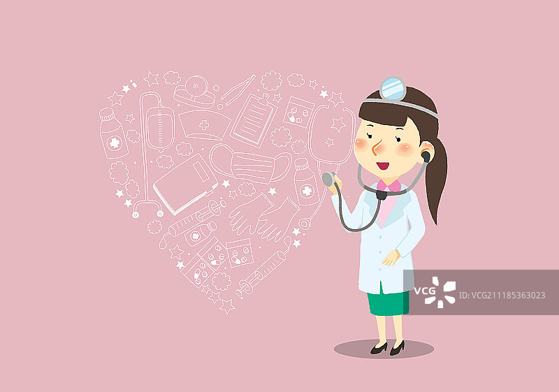 医疗插图图片素材