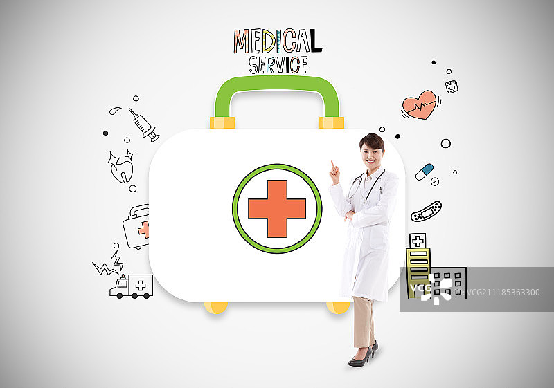 医疗插图图片素材