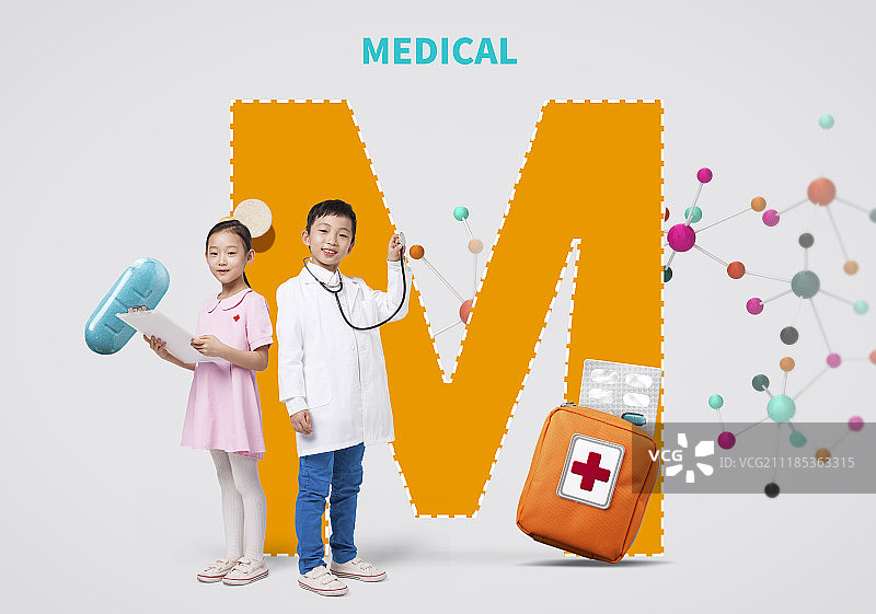 医疗插图图片素材