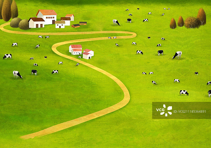 自然风光插画图片素材