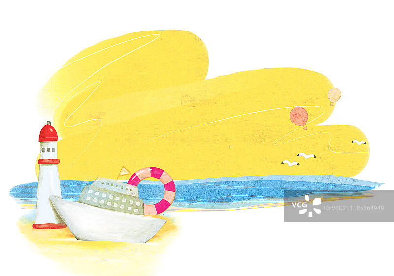 自然风光插画图片素材