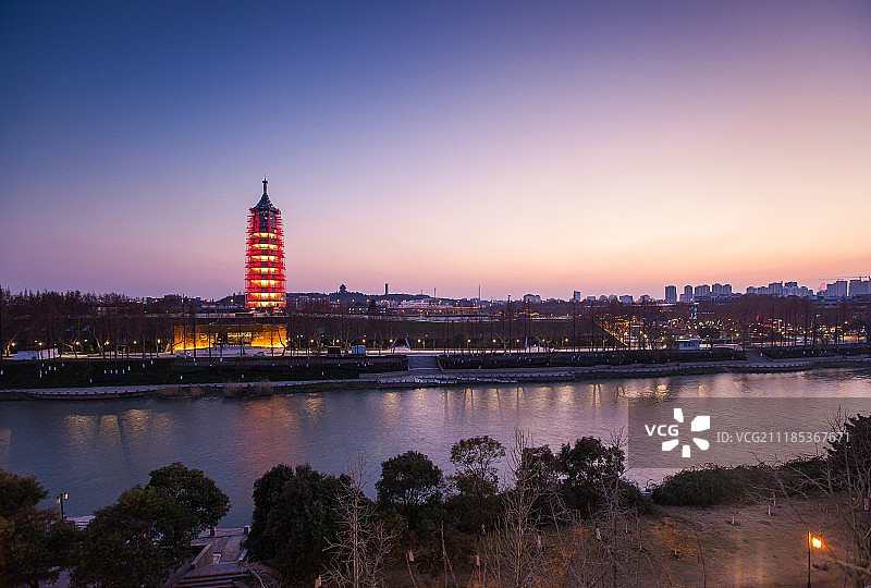 南京报恩寺风光图片素材