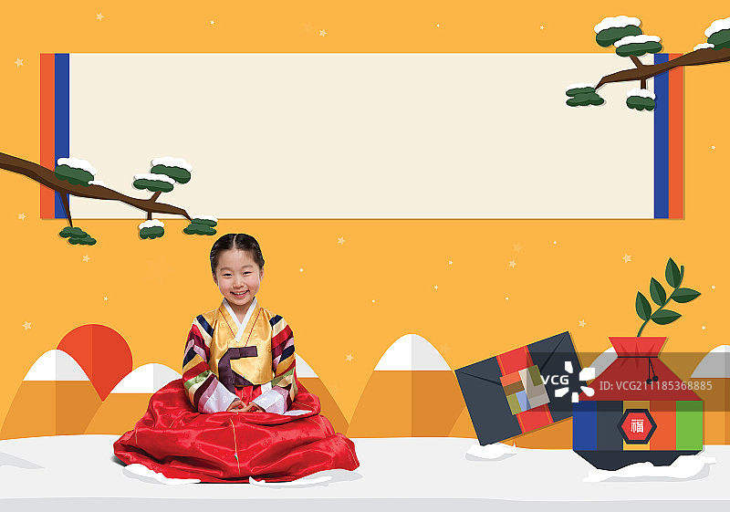 韩国新年图片素材