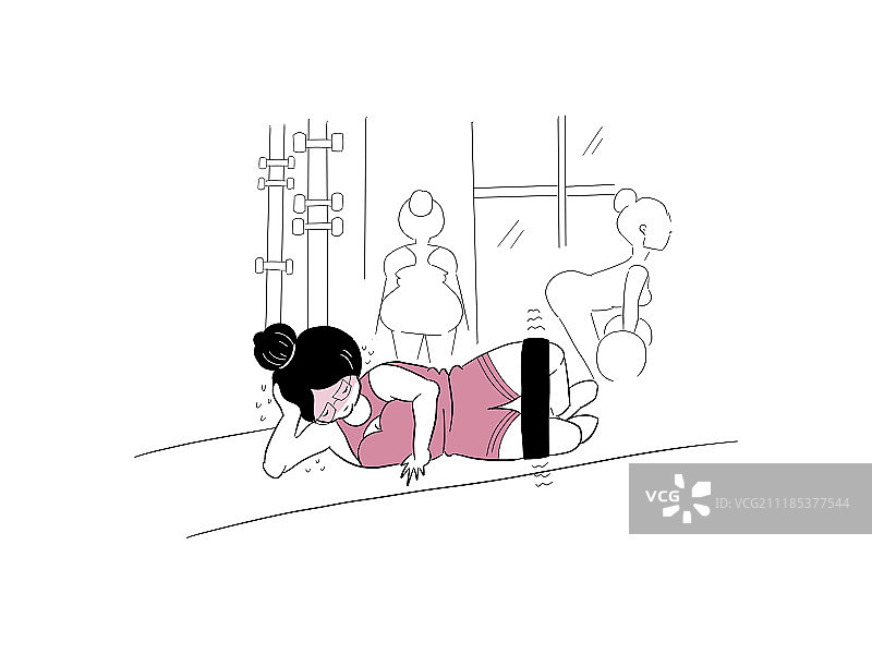 新晋老母亲的一天图片素材