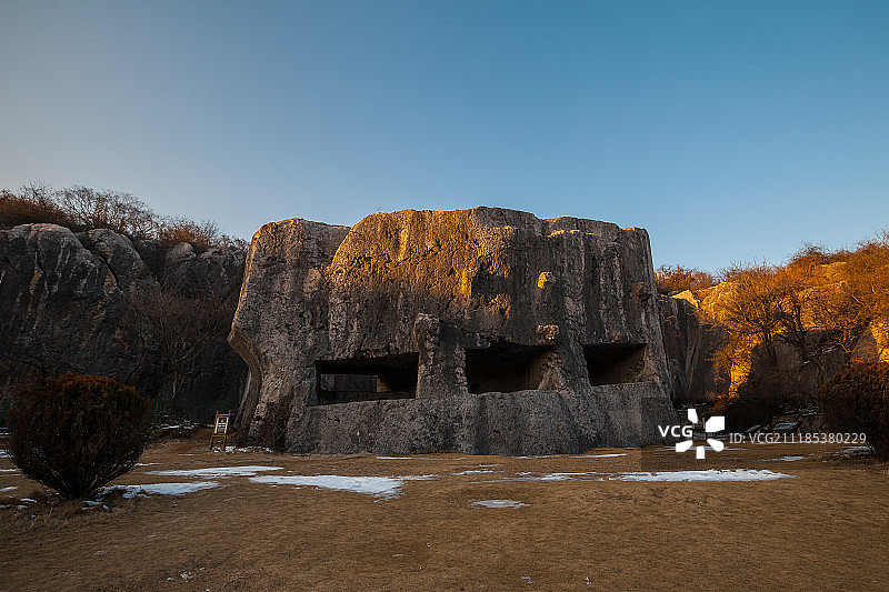 南京阳山碑材风光图片素材