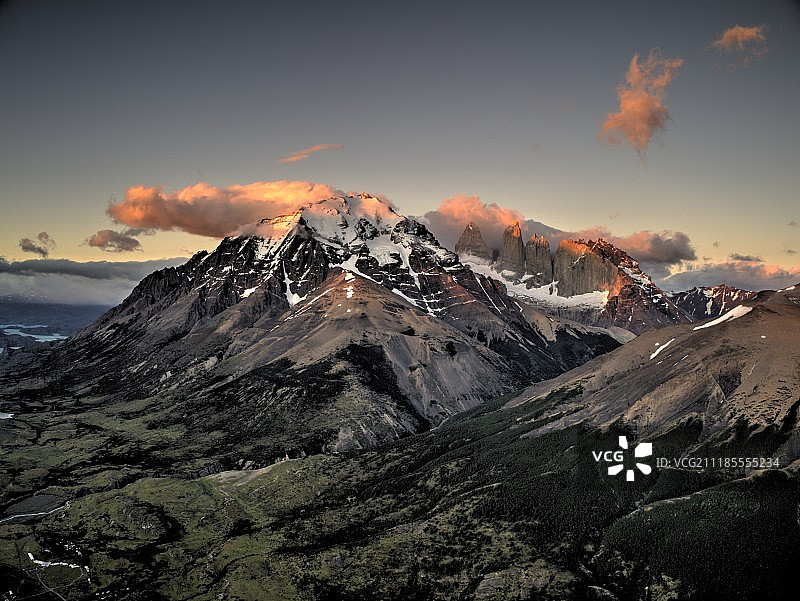 南美洲智利百内国家公园图片素材