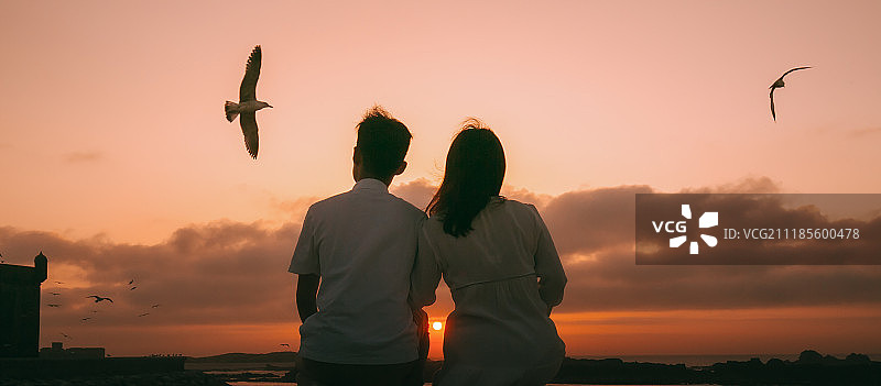 看日落图片素材