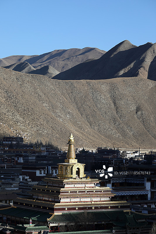 拉卜楞寺图片素材