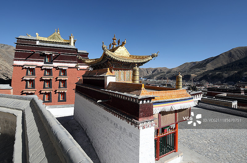 拉卜楞寺图片素材