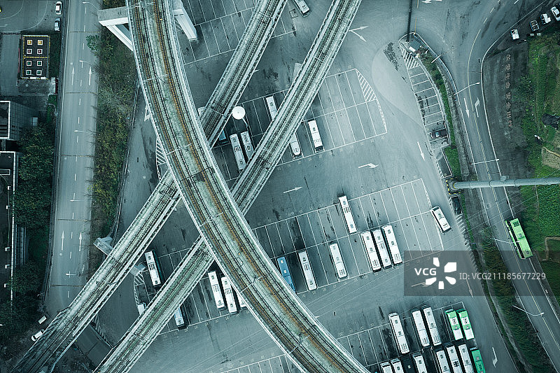 四公里轻轨交通枢纽 长途汽车站图片素材