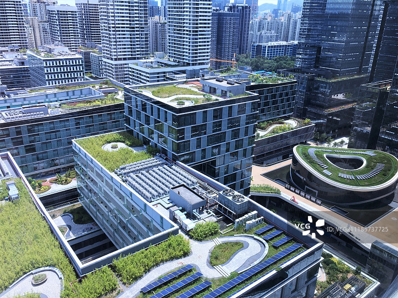 深圳湾科技生态园建筑群风光图片素材