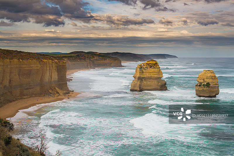 十二门徒岩，大洋路图片素材