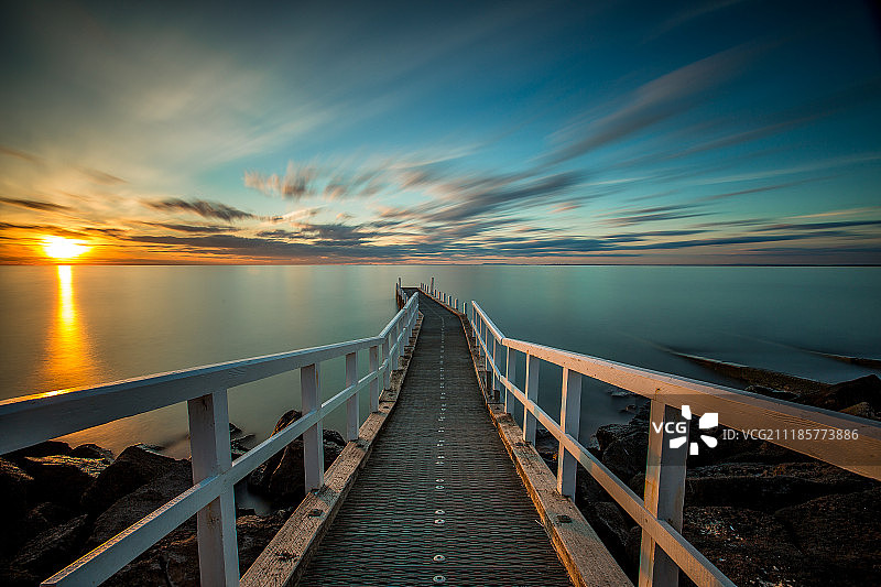 奥利弗斯山码头图片素材