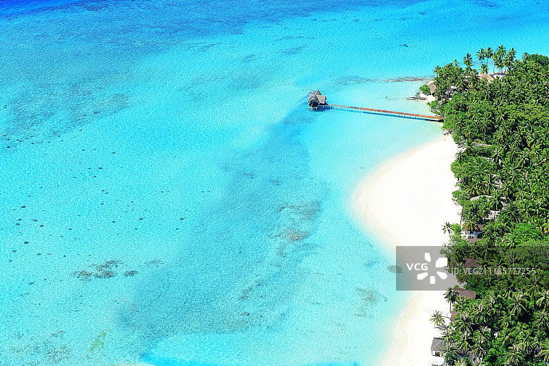 马尔代夫棕榈滩度假村及水疗中心图片素材