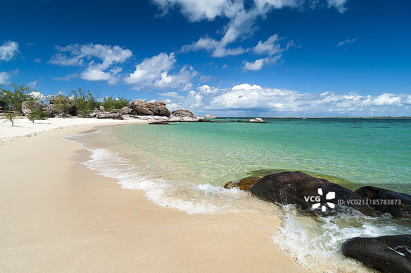 格鲁特埃兰特岛的碧绿海水图片素材