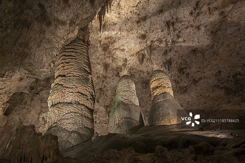 卡尔斯巴德洞窟的巨型穹顶和双穹顶图片素材