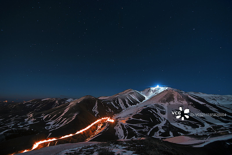 埃尔祖鲁姆帕兰多肯山图片素材
