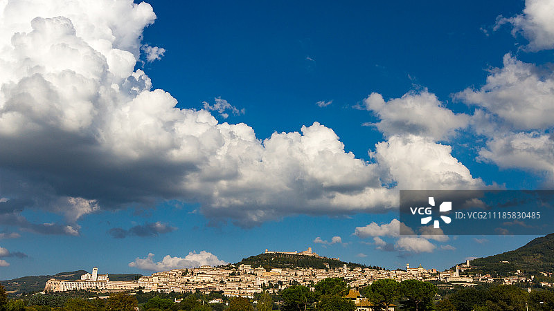 阿西西的天空图片素材