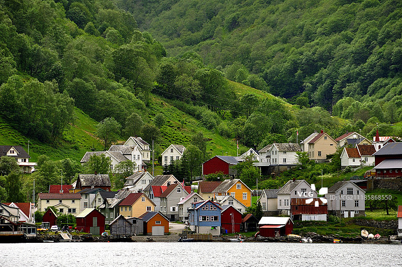 松恩峡湾图片素材