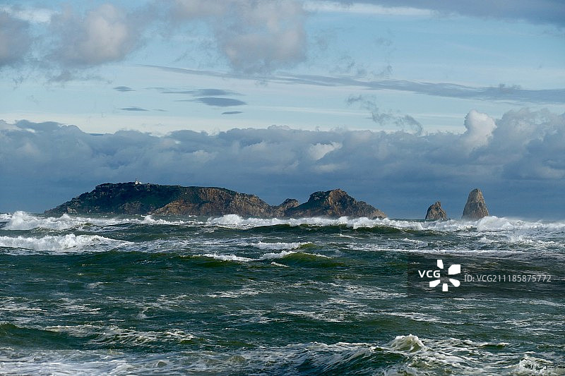 科斯塔布拉瓦 - 帕尔斯 - 海上风暴(3)图片素材