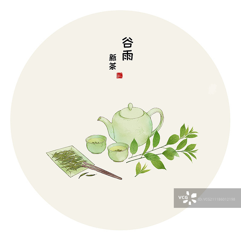 谷雨新茶图片素材