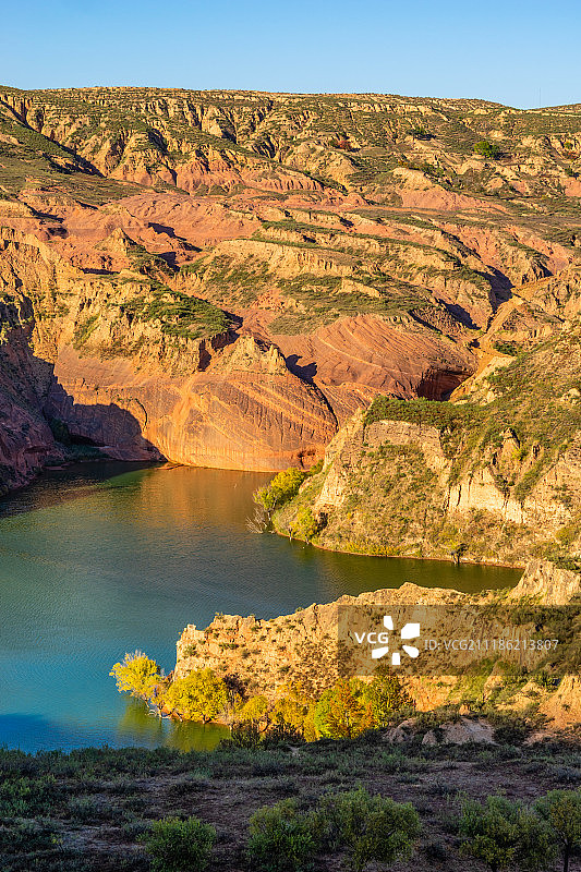 陕西靖边波浪谷图片素材