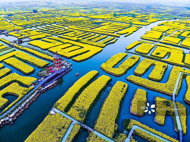 江苏兴化千垛风景区风光图片素材