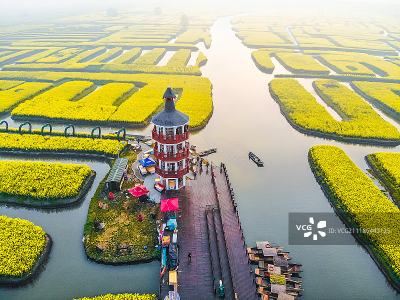 江苏兴化千垛风景区风光图片素材