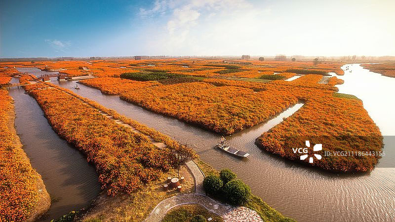 江苏兴化千垛风景区风光图片素材