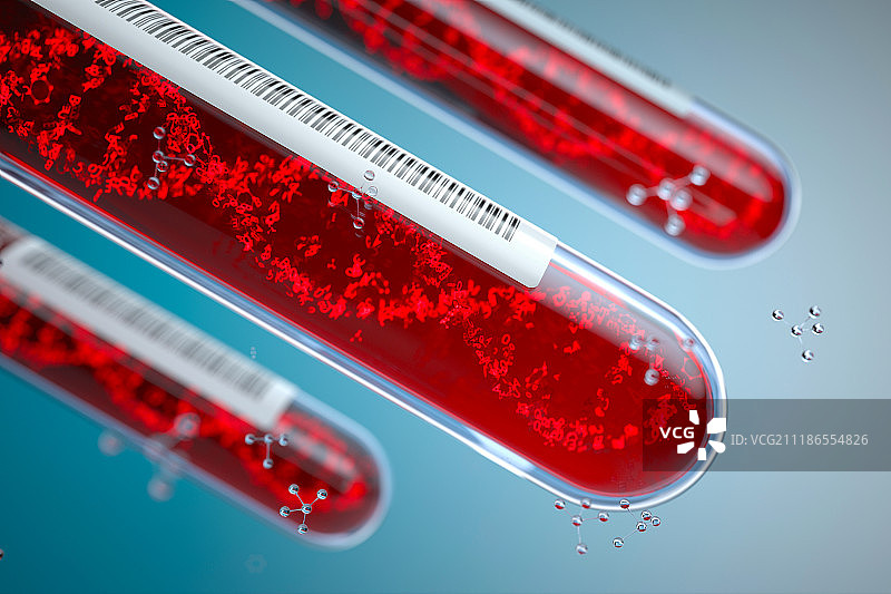 3DDNA血样试管图片素材