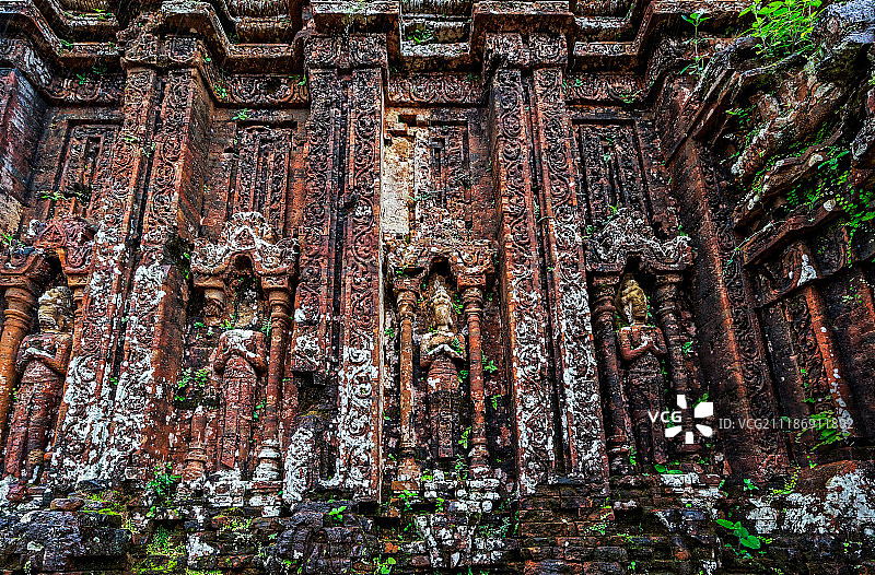 越南占婆王国美山圣地遗址风景图片素材