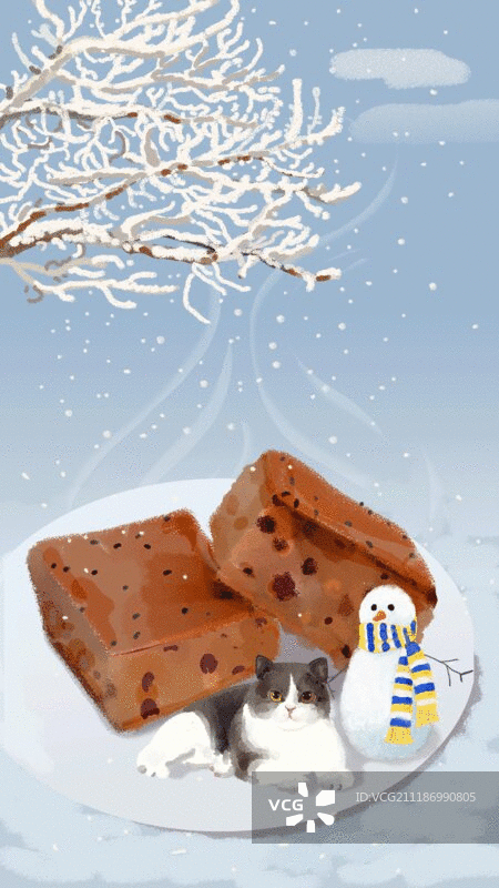 24节气大雪红枣糕图片素材