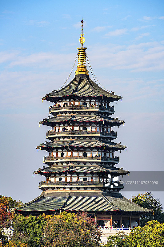 杭州雷峰塔景观图片素材