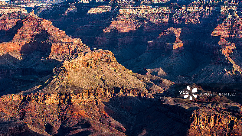 大峡谷南缘的日落图片素材