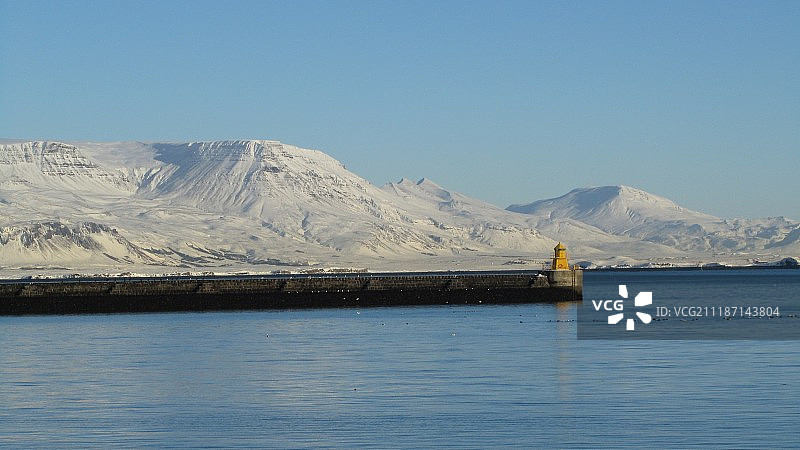 埃斯亚山（冰岛）图片素材