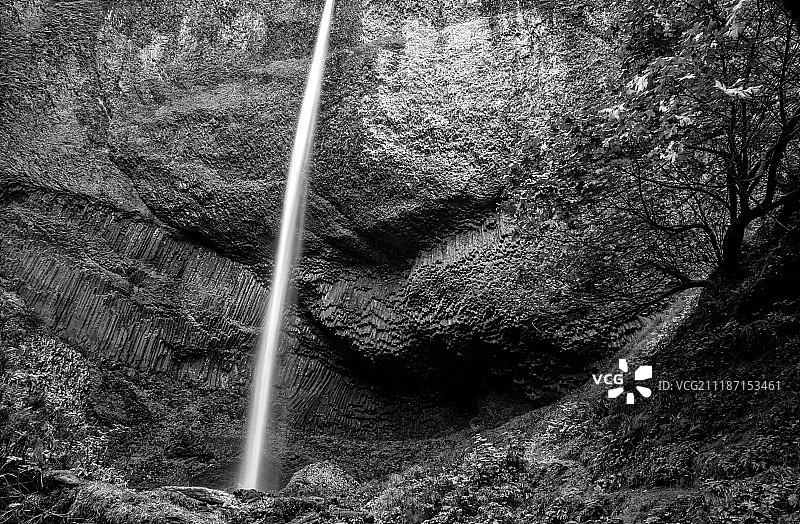 俄勒冈州拉图雷尔瀑布图片素材