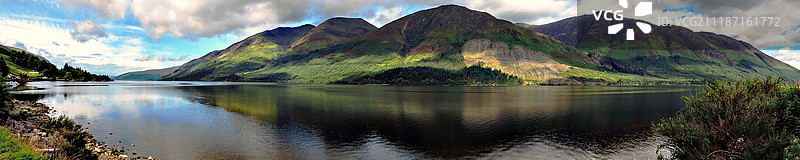 洛基湖图片素材