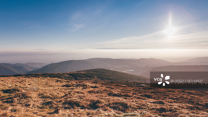 诺尔峰的阳光风景图片素材