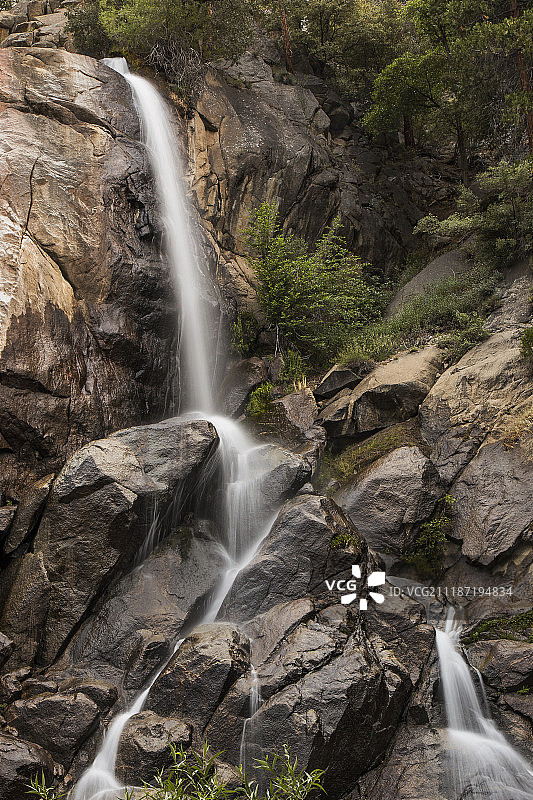 灰熊瀑布图片素材