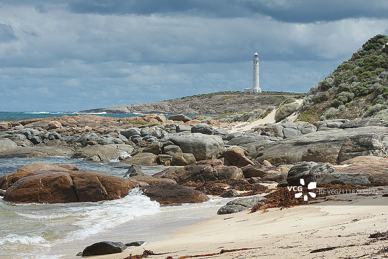 卢因角灯塔，西澳大利亚图片素材