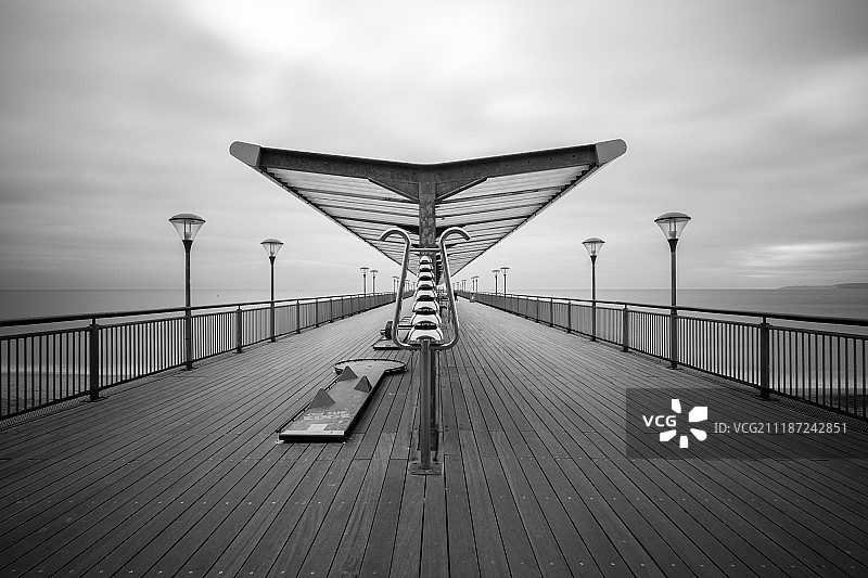 伯恩茅斯博斯科姆比码头图片素材