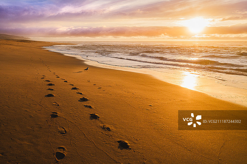 送别夕阳图片素材