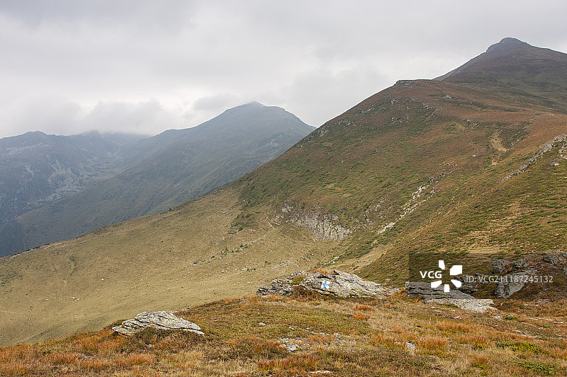 在罗马尼亚徒步旅行图片素材