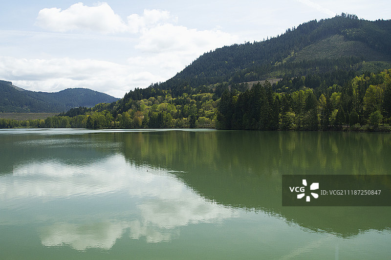 俄勒冈州德克斯特水库图片素材