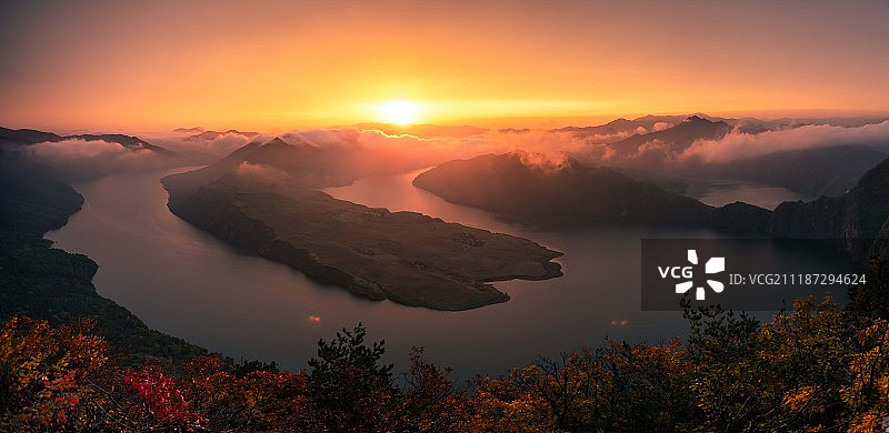 集安山间自然风光图片素材