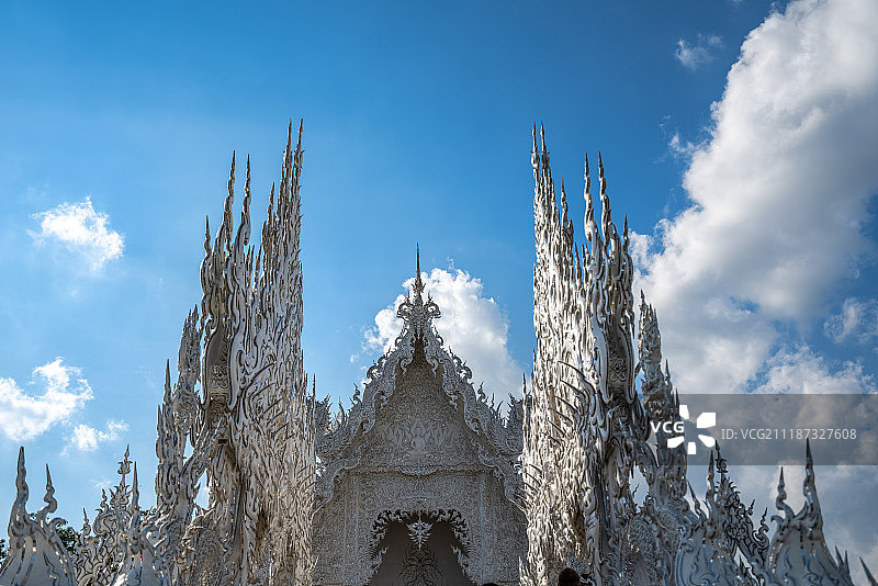 泰国清迈清莱白庙图片素材