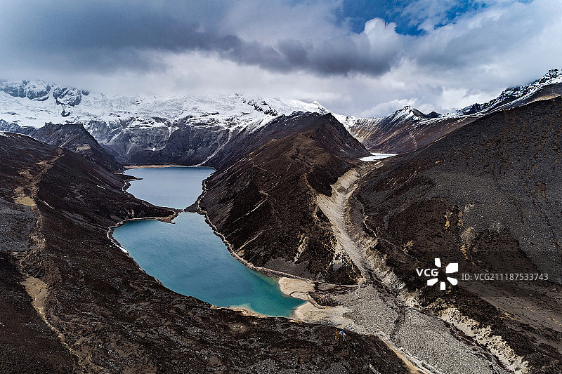 白玛林措风光图片素材