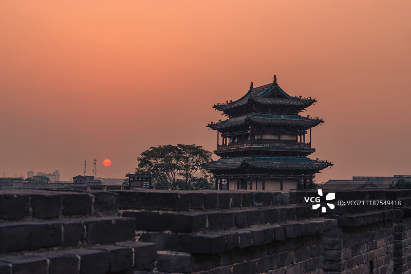 平遥古城图片素材