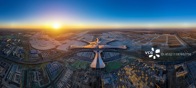 北京大兴新机场图片素材