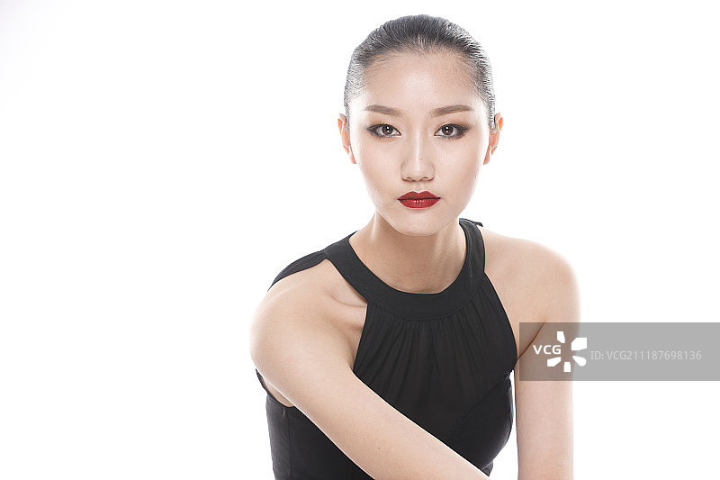 年轻女人肖像图片素材